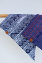 Load image into Gallery viewer, Hmong Indigo Tie-on Bandana #1
