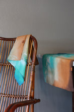 Load image into Gallery viewer, Hand painted batik: Beach at dawn
