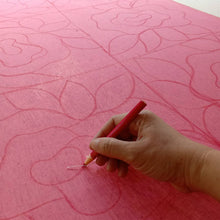 Load image into Gallery viewer, Hand painted batik: Roses
