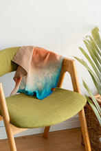 Load image into Gallery viewer, Hand painted Batik: Wave and Beach
